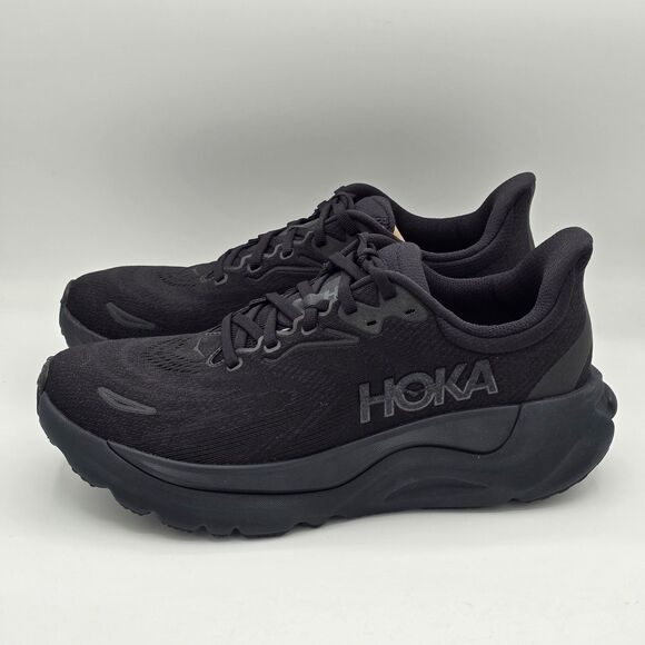 HOKA Arahi 8 Running Shoes Triple Black Stability Trainer Men’s Size 8D main image 4
